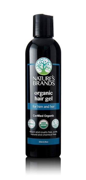 Nature's Brands front packaging showing 8 oz gel and clean ingredients benefit