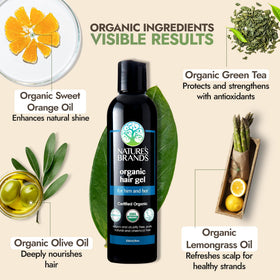 Nature's Brands close-up gel texture highlighting smooth application benefit