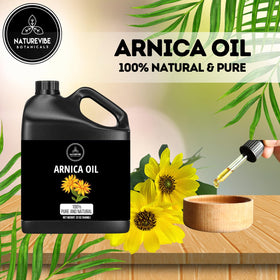 Naturevibe Botanicals open jar top view revealing oil inside for freshness