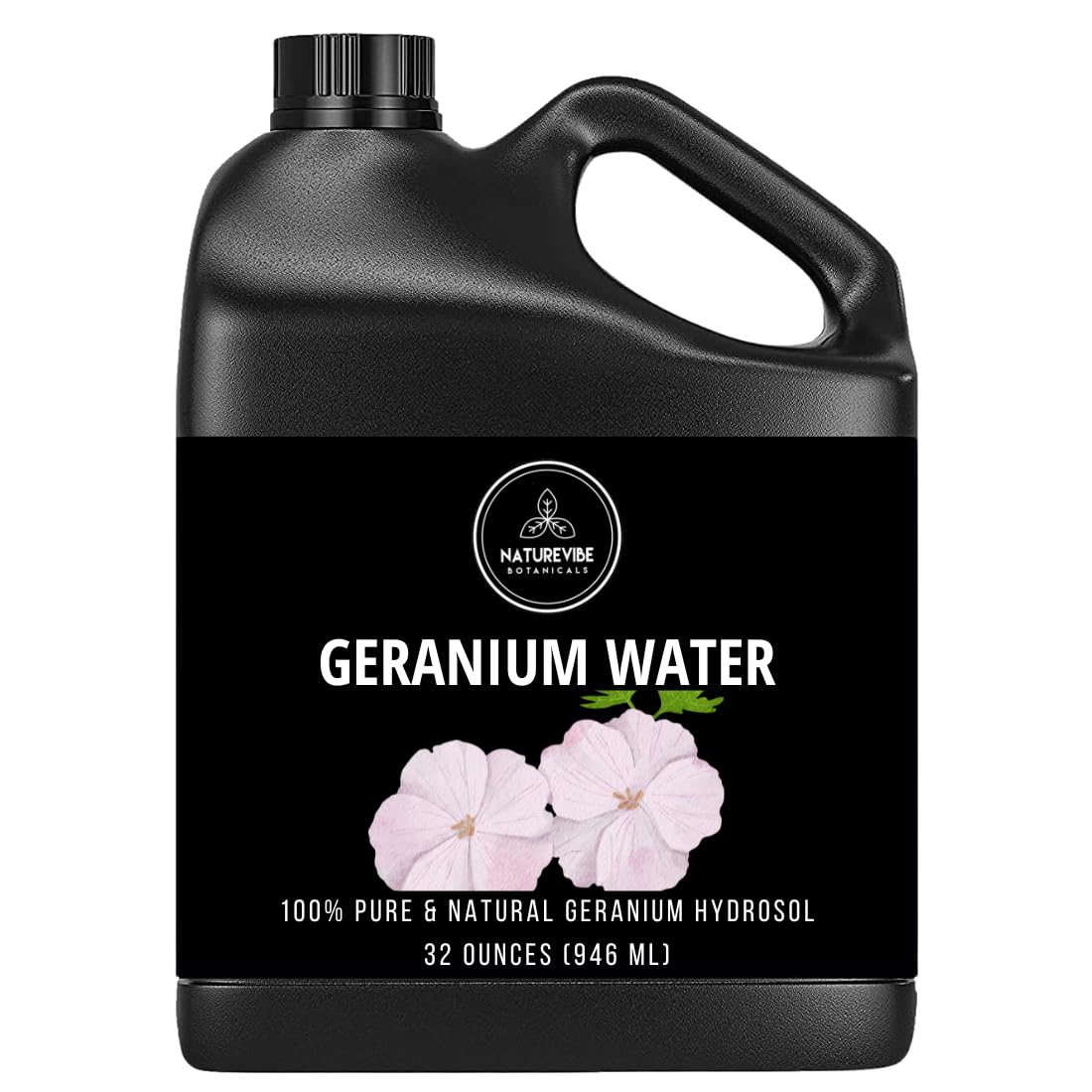 Naturevibe Botanicals front bottle view showing product and clear benefits