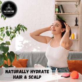 Naturevibe Botanicals label detail highlighting 100% geranium hydrosol ingredient