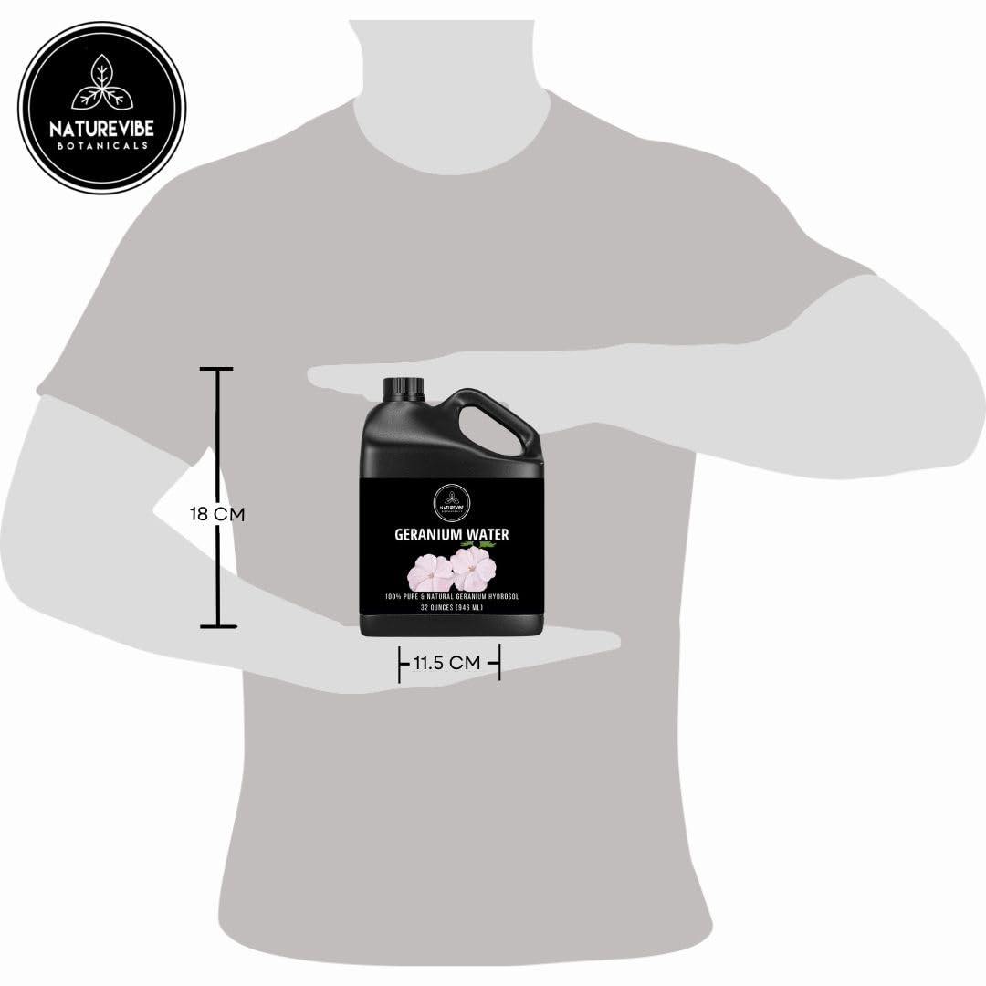 Naturevibe Botanicals hydrosol texture in hand for gentle hydration demonstration