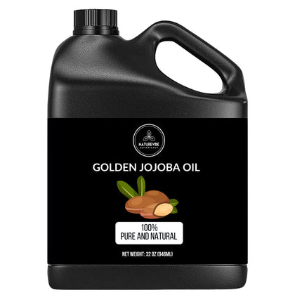 Naturevibe Botanicals front packaging showing 32 oz bottle and branding benefits