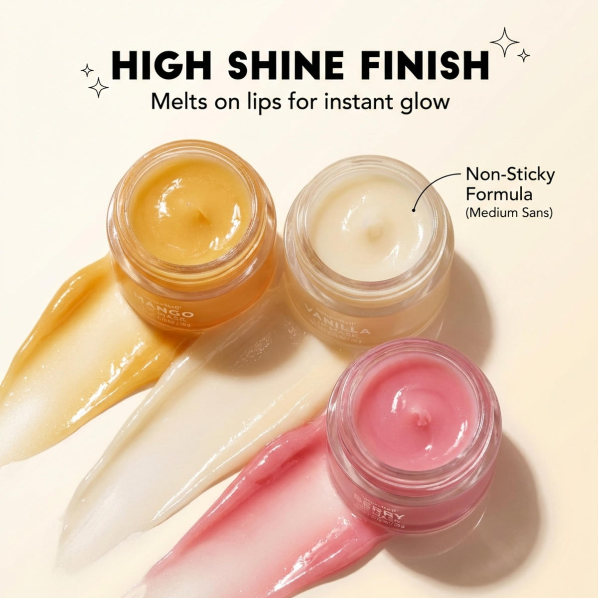 NatureWell mango tube close-up highlighting texture and hydrating gloss