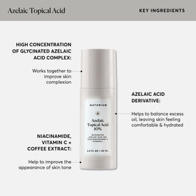 Naturium serum being applied to fingertips, easy layering benefit in routine