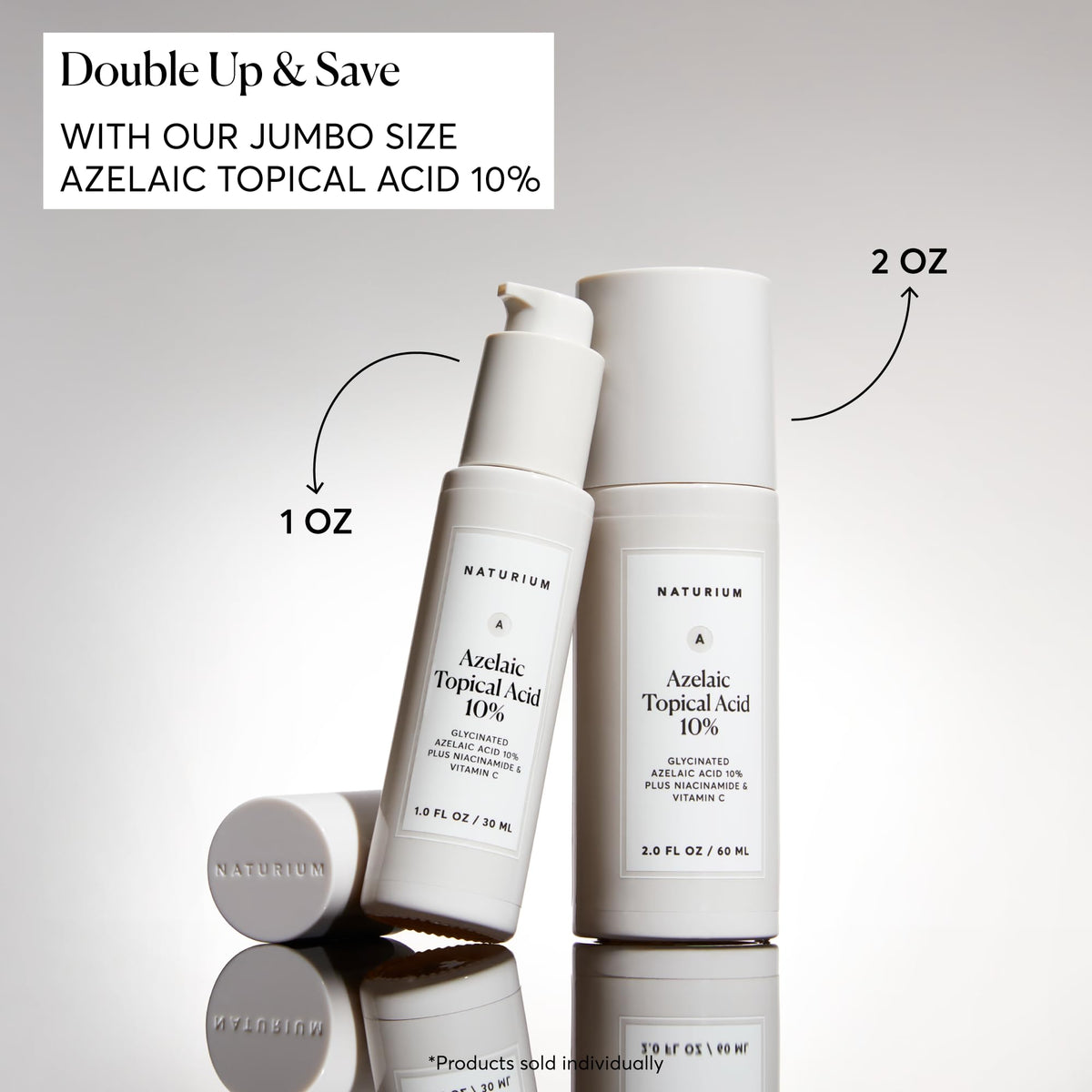 Naturium bottle on bathroom shelf with plants, clean skincare lifestyle benefit