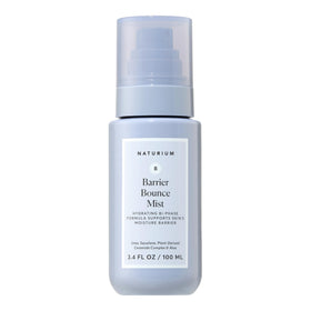 Naturium front label of Barrier Bounce Mist showing product name and size, clear branding and information