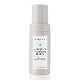 Naturium before and after texture comparison showing refined skin appearance benefit