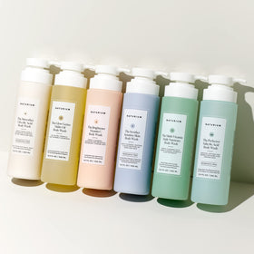 Naturium open cap and pour showing product consistency and easy dispensing