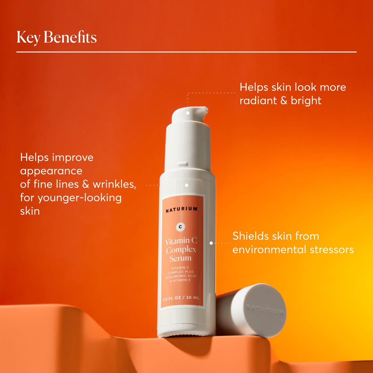 Naturium label closeup listing key ingredients to inform ingredient-conscious shoppers