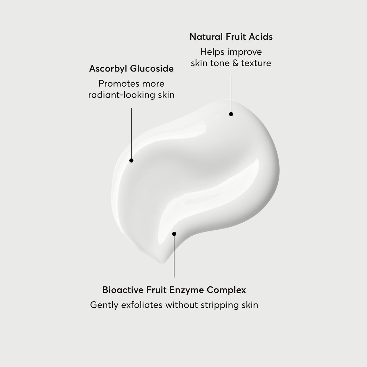 Naturium dispensing gel-cream texture from pump demonstrating smooth application benefit