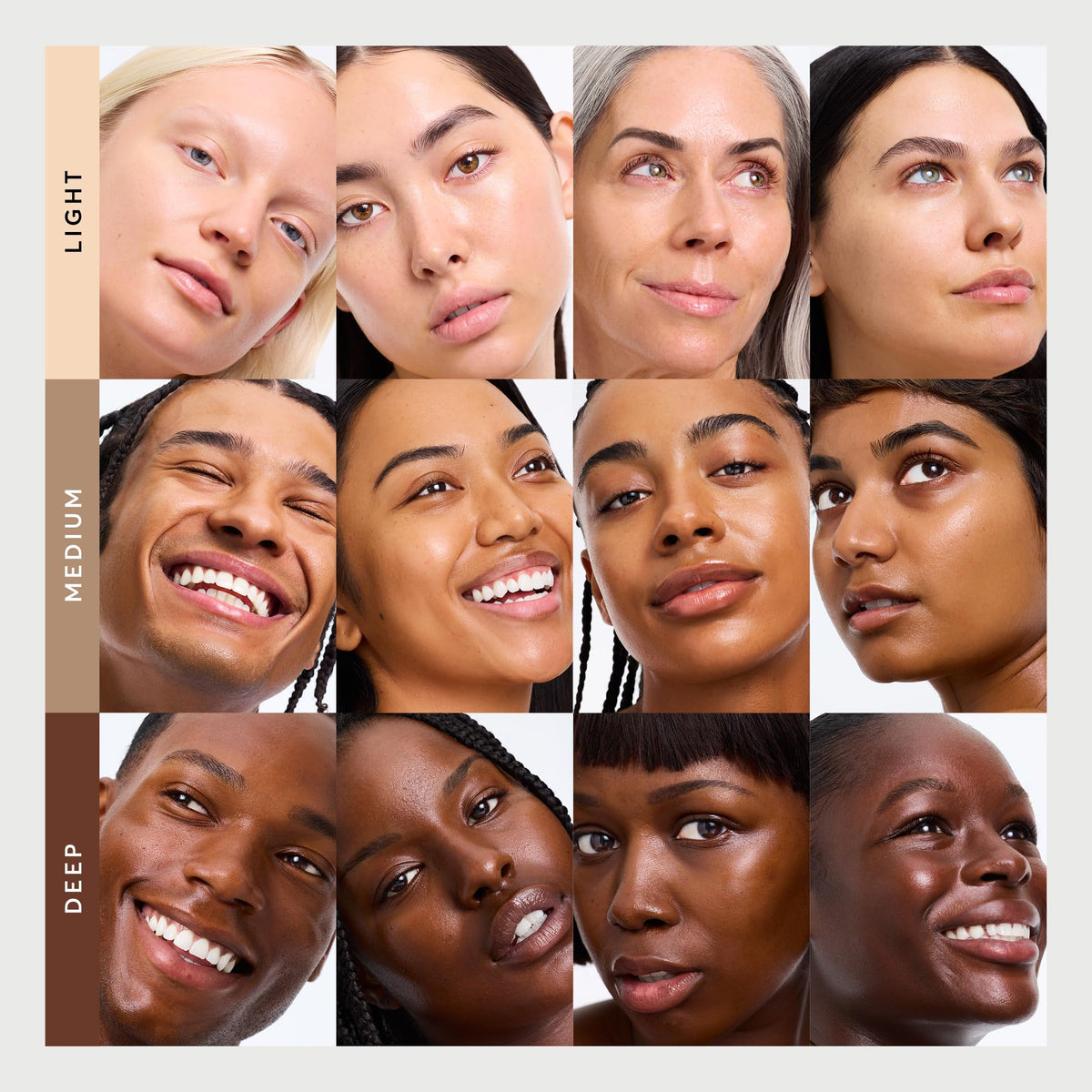 Naturium visible face before and after showing evened tone