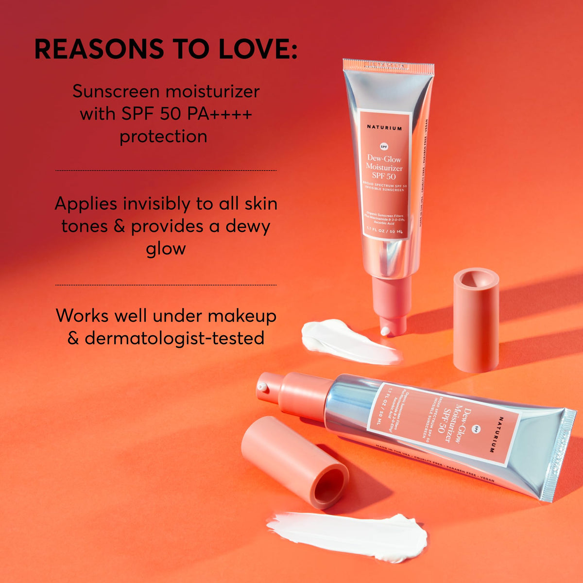 Naturium ingredients label highlighting active filters and skin-supporting actives