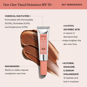 Naturium label close-up displaying active ingredients and SPF