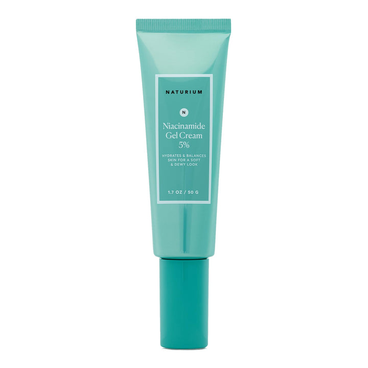 Naturium front packaging of niacinamide gel cream showing clean label and jar benefits