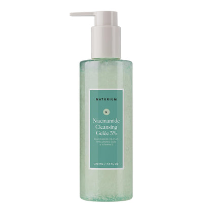 Naturium front packaging showing gelée cleanser and benefits