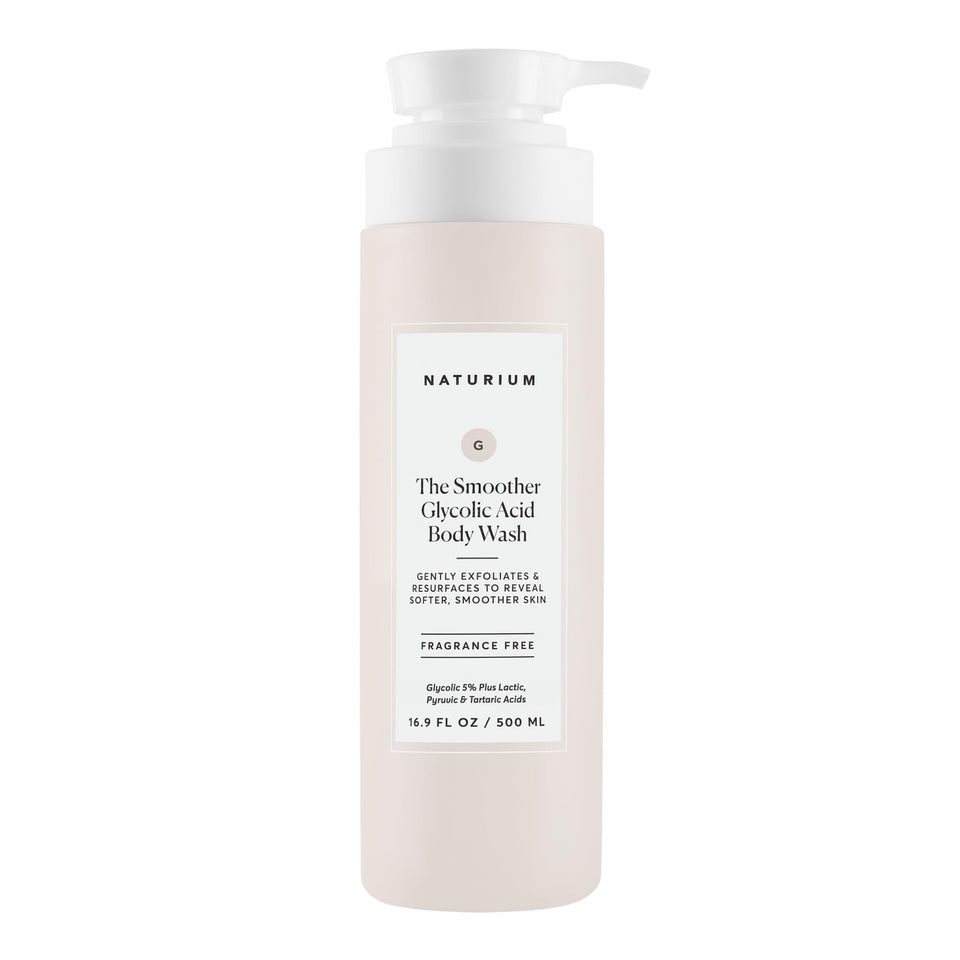 Naturium front packaging showing bottle and label for clear product identification and benefits