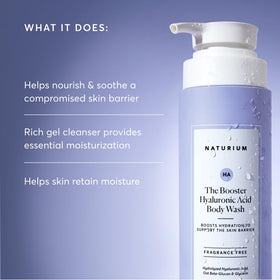 naturium gel texture close-up highlights moisturizing consistency