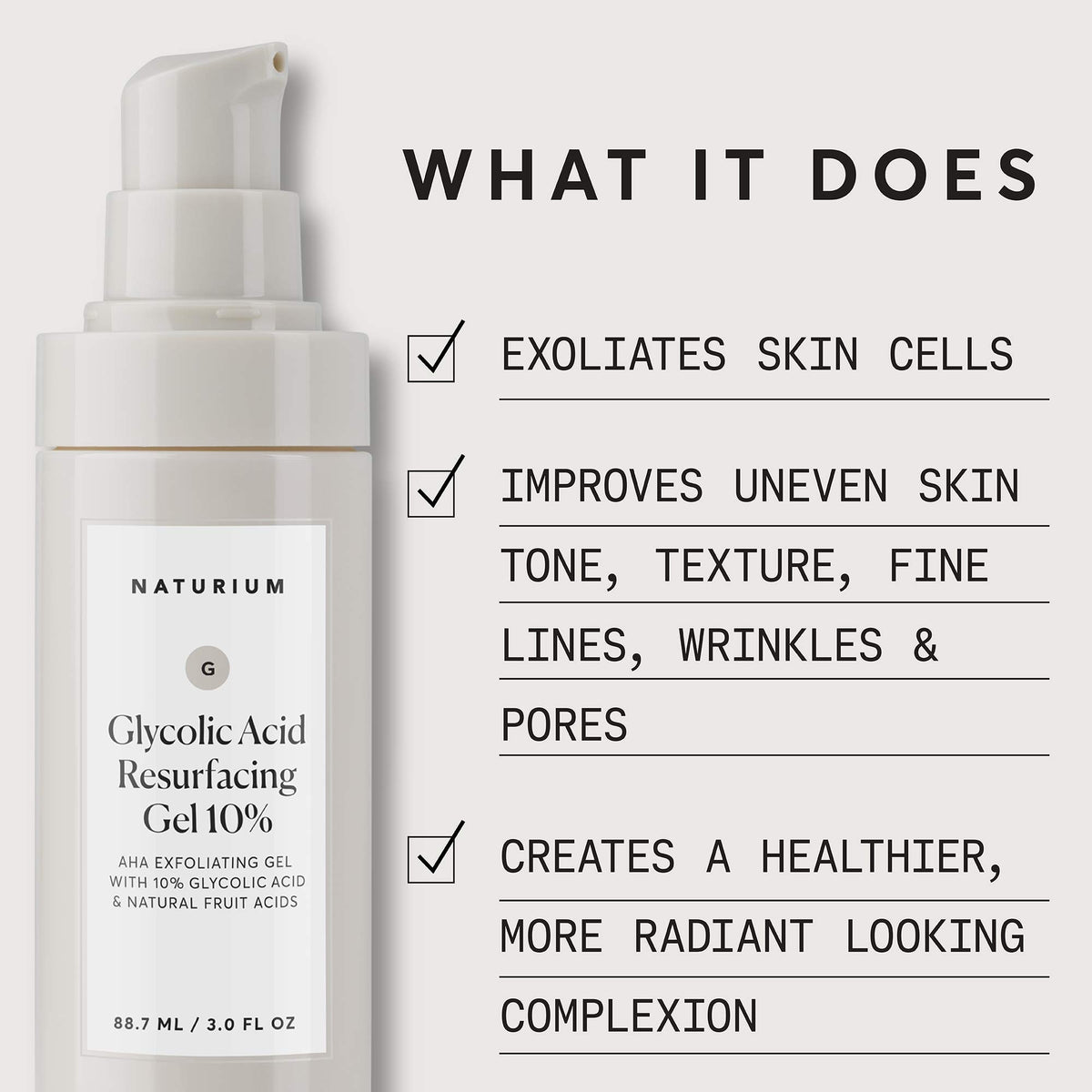 Naturium gel texture close-up highlighting lightweight consistency and smooth spread
