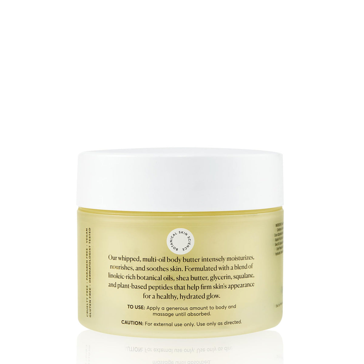 Naturium shea butter and oils visual, emphasizing nourishing skin conditioning