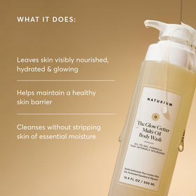 Naturium oil-to-lather texture converting to soft foam for hydration