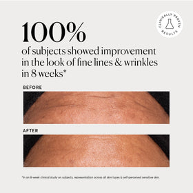 Naturium label detail with ingredient callouts and credibility benefit