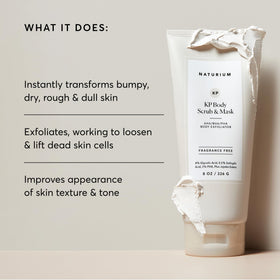 Naturium detail of pumice grit illustrating physical exfoliation benefit