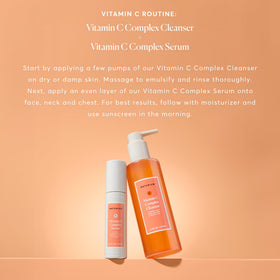Naturium label ingredients detail showing vitamin C and enzyme highlights