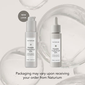 Naturium dropper dispensing serum texture illustrating lightweight absorbency benefit
