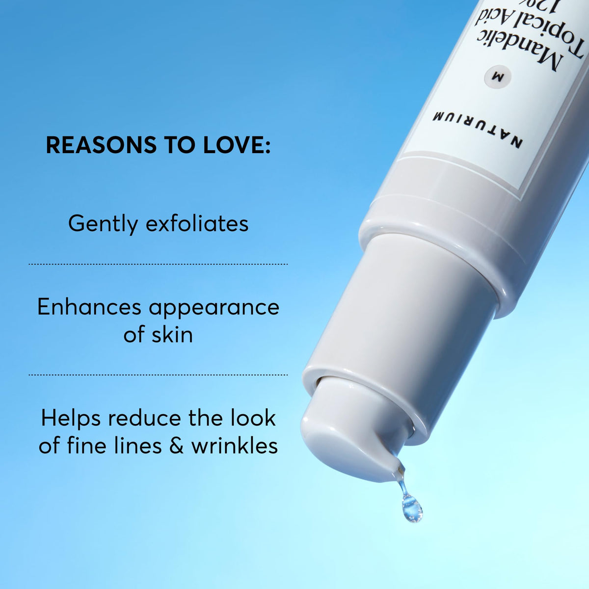 Naturium label close-up highlighting key ingredients and formulation transparency