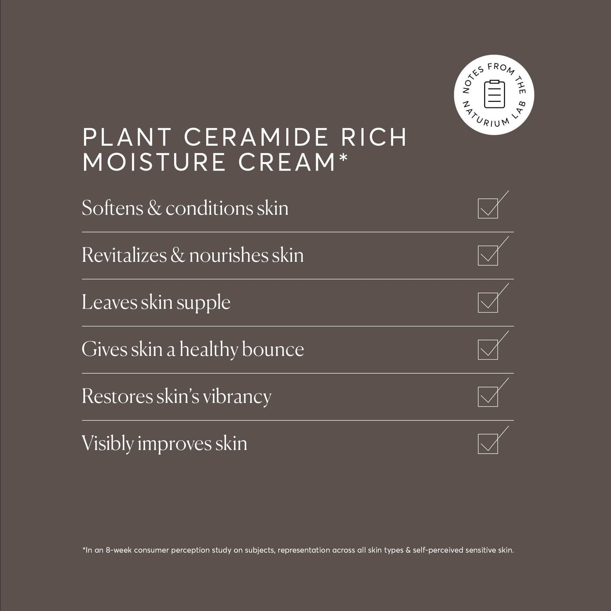 Naturium ingredient focus on plant ceramides highlighting barrier support