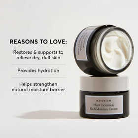 Naturium label close-up showing pH info and dermatologist-tested claim
