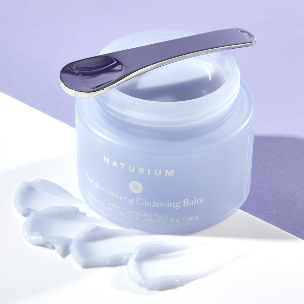 Naturium product on bathroom shelf in lifestyle scene for daily routine inspiration