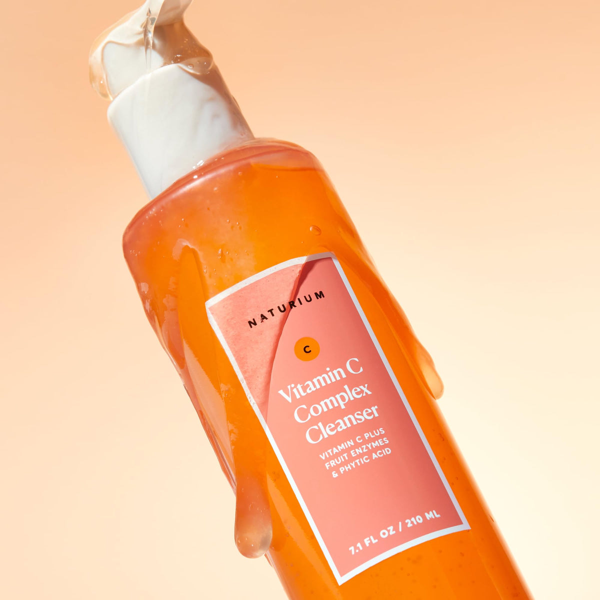 Naturium pump dispense amount showing recommended dose and convenience