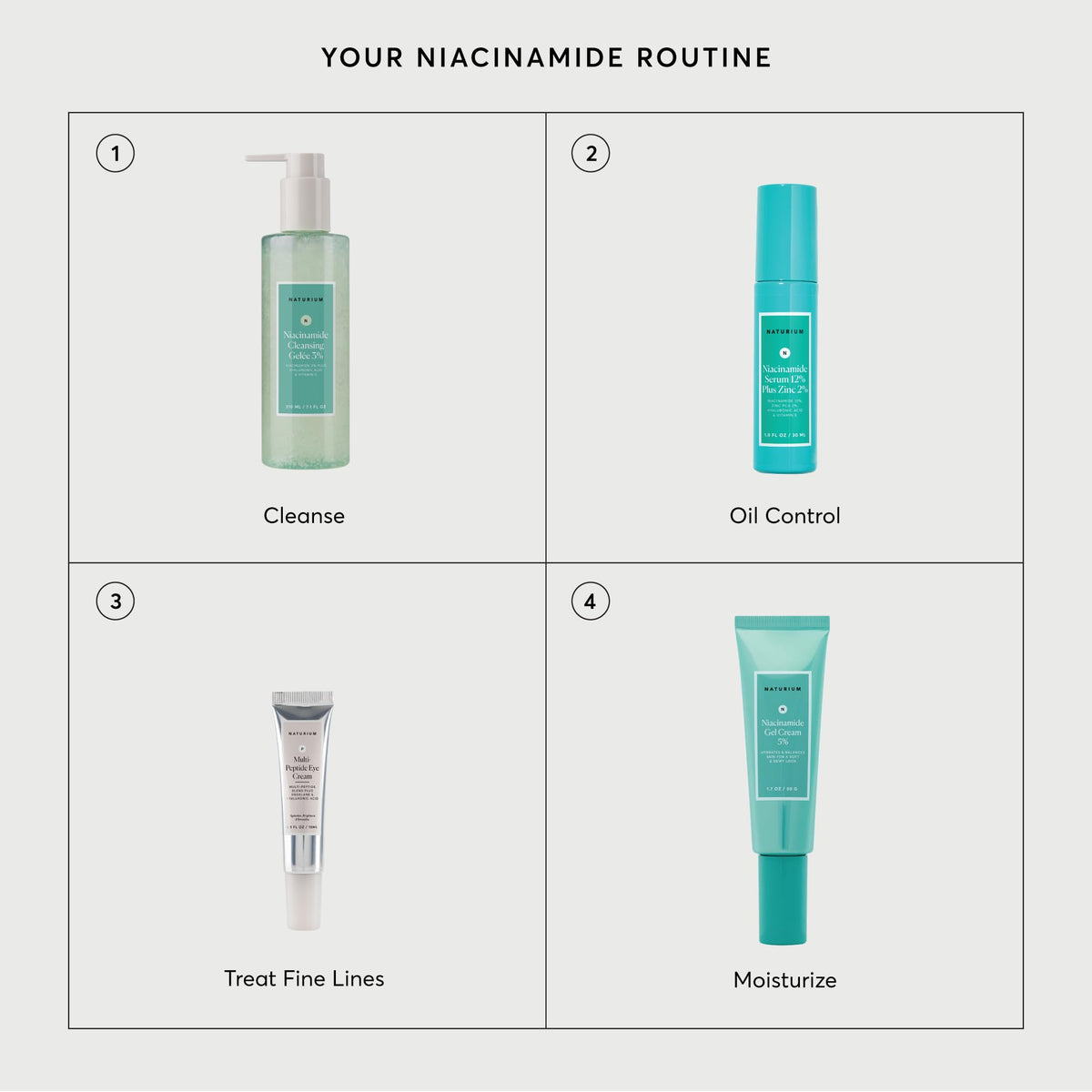 Naturium 7.1 oz bottle next to common items for clear size reference