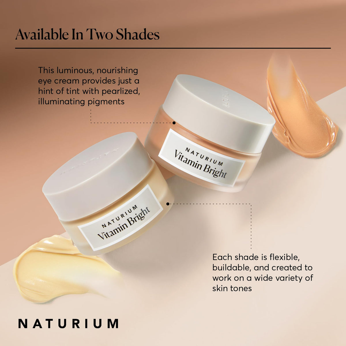Naturium application with ring finger demonstrating gentle tap technique for under-eye