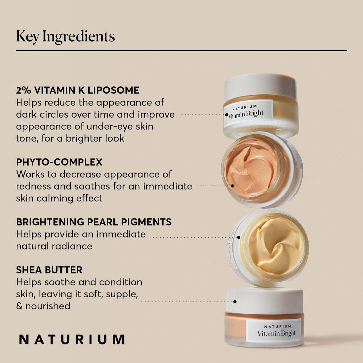 Naturium 0.5 oz jar size comparison showing compact travel-friendly packaging