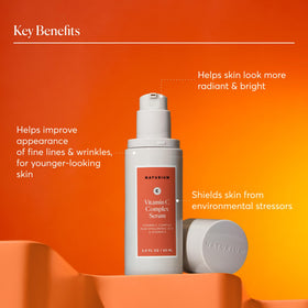 Naturium serum spread on hand to show lightweight absorption and immediate hydration