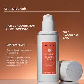 Naturium bottle on a vanity in a skincare routine setting, suggests daily ritual benefits