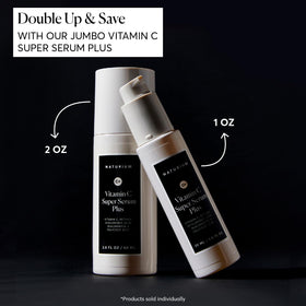 Naturium dropper dispensing a drop demonstrating easy application
