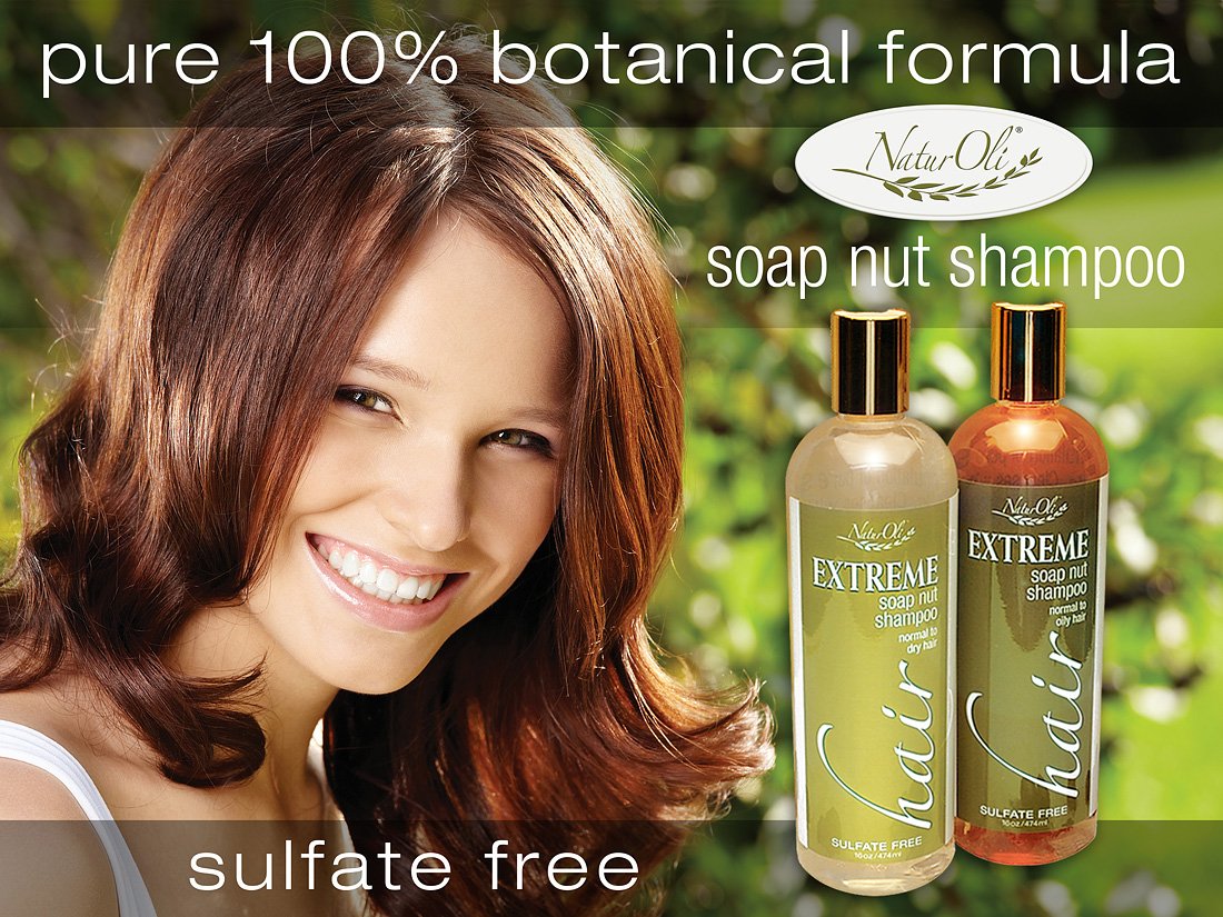 NaturOli shampoo lather close-up highlighting gentle foam and effective cleansing
