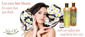 NaturOli bottle on bathroom shelf styling scene showing natural routine and refreshment