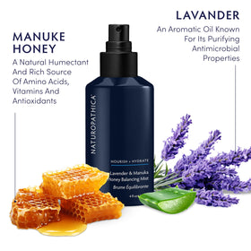 Naturopathica honey close-up highlighting natural humectant benefits