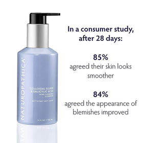 Naturopathica label close-up highlighting key ingredients and product clarity benefit