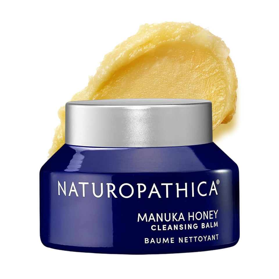Naturopathica jar front view showing label and size for clear identification and trust