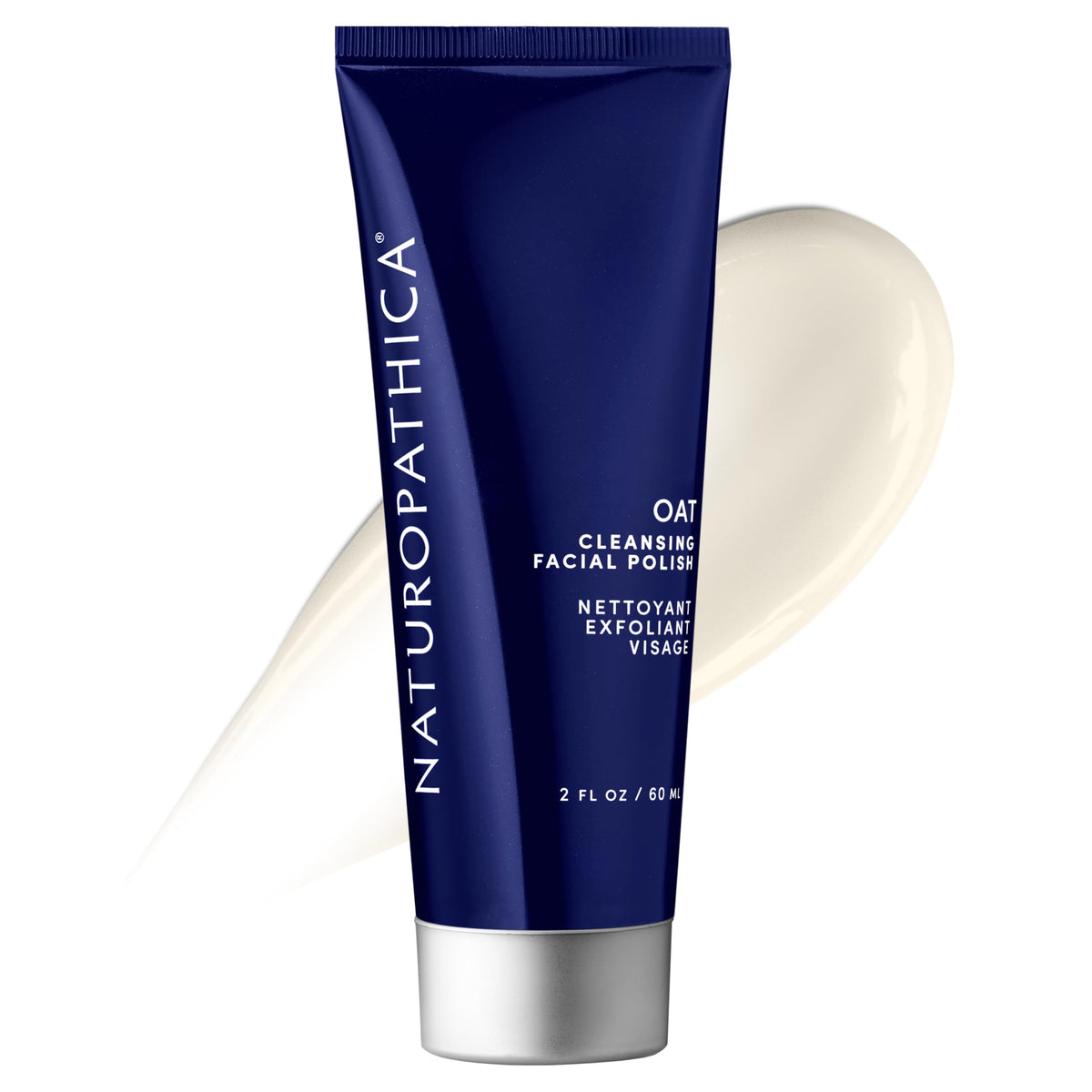 Naturopathica jar front packaging showing product and travel size benefit