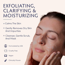 Naturopathica close-up texture of the polish showing creamy exfoliant benefit