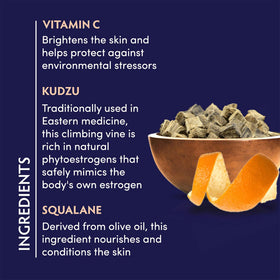 Naturopathica lotion texture swipe showing lightweight consistency and spreadability