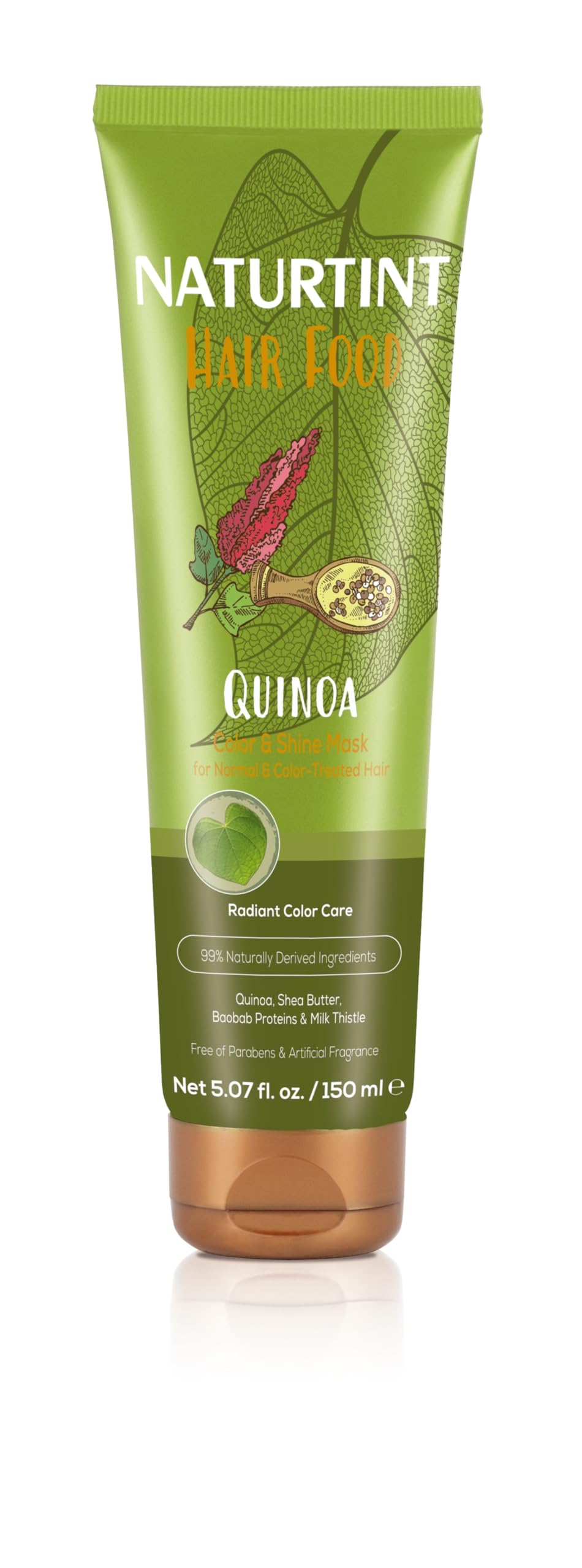 Naturtint deep conditioning mask front packaging showing product name and size for clarity
