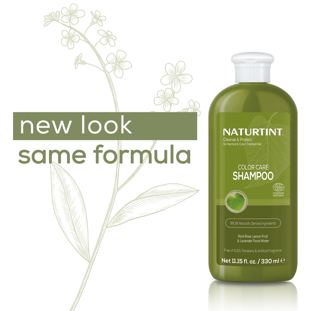 Naturtint bottle held in hand showing size and travel-friendly benefit